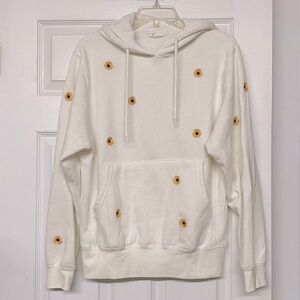Reflex Hooded Sweatshirt Hoodie Sunflowers Oversized Cozy Sz S